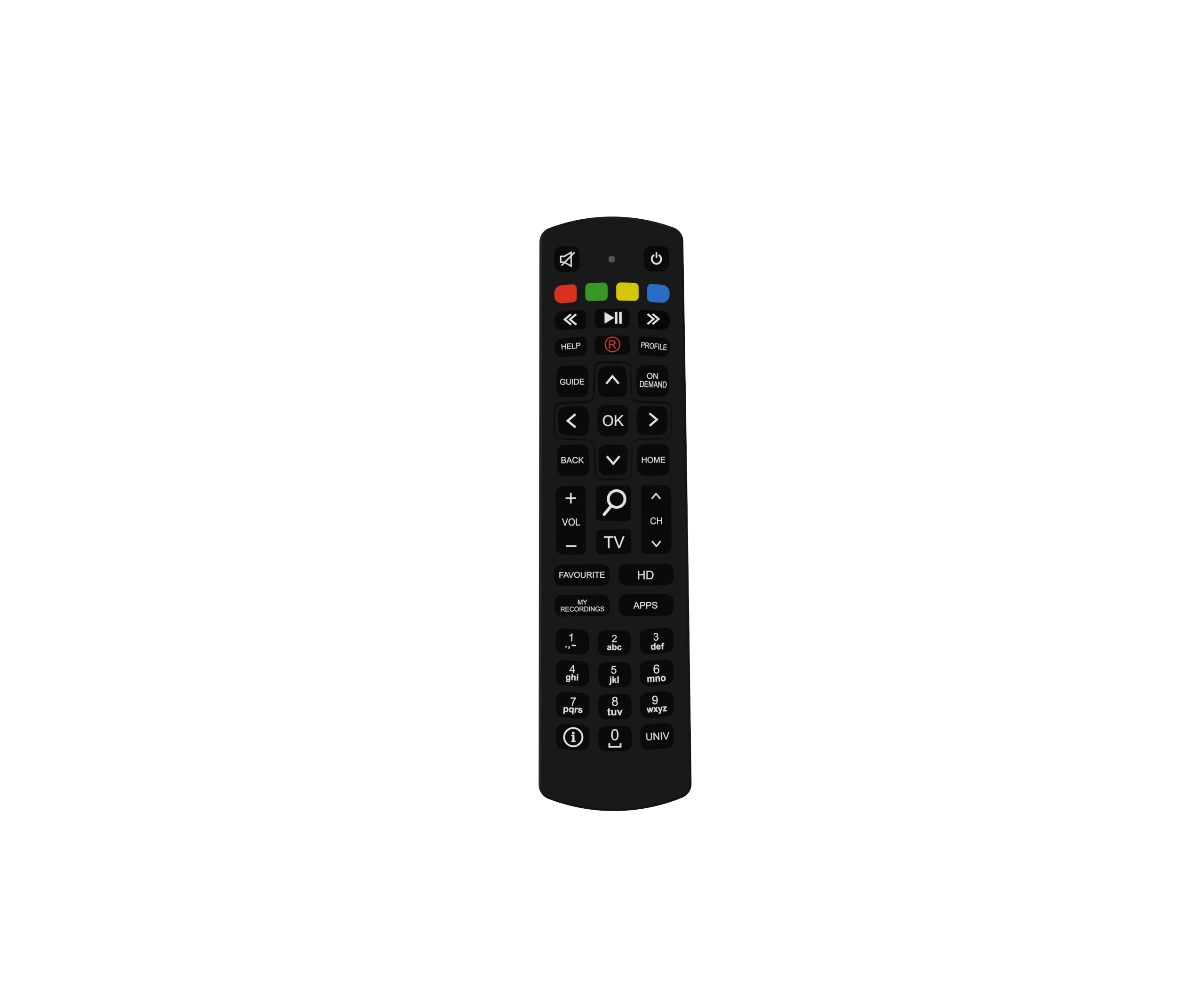 Model 2200 Smart TV Remote